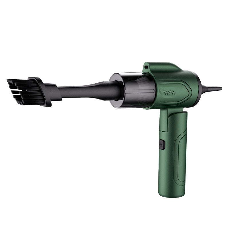 Mini Cordless Vacuum & Air Duster – Green