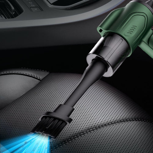 Mini Cordless Vacuum & Air Duster – Green